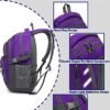 Backpack Bookbag for College Laptop Travel, Fit Laptop Up to 15.6 inch with USB Charging Port Multi Compartment Anti theft, Gift for Women Men (Purple) - Image 3