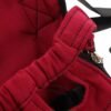 POPETPOP Pet Carrier Backpack, Front Backpack for Dogs Adjustable Pet Front Cat Dog Carrier Backpack Travel Bag, Legs Out, Easy-Fit for Traveling Hiking, Make Pupppy Sit Comfortably(Red,M) - Image 6