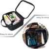 ANRUI TSA Approved Toiletry Bag, TSA Toiletry Bag With Handle Strap, Clear Travel Bags for Liquids, Toiletries, Cosmetics, Clear Toiletry Bag for Women and Men - Image 3