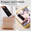 Silicone Makeup Brush Holder, Soft Travel Brush Holder, Travel Makeup Brush Holder, Makeup Brush Pouch, Waterproof Makeup Brush Case Brush Bag Easy To Clean for Women Girls - Image 6