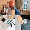 Passport Book Holder,Passport Wallet for Men Mr and Mrs Passport Holder for Women Passport Cover World Map Passport Case for Couples Passport Books Holder - Image 7