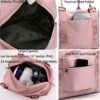 Women Tote Bag Travel Duffel Bag Carry On Luggage Bag Sports Gym Bag - Image 5