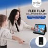 Airplane Travel Essentials for Flying Flex Flap Cell Phone Holder & Flexible Tablet Stand for Desk, Bed, Treadmill, Home & in-Flight Airplane Travel Accessories - Travel Must Haves Cool Gadgets (XL) - Image 5