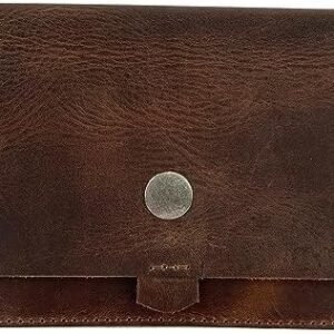 Hide & Drink, Passport Carrier Handmade from Full Grain Leather - Bourbon Brown