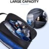 BAGSMART Travel Toiletry Bag for Men, Dopp Kit Water Resistant Shaving Bag for Toiletries Accessories, Black-Medium - Image 4