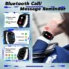 Smart Watch (Answer/Dial Call), 1.91" Full Touch Screen Smart Watch for Android & iOS Phones with Heart Rate & Sleep Monitor,Multi-Sport Modes,Voice Assistant,Fitness Smart Watch for Women Men - Image 3