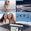 5K Digital Camera 2024 Newest 56MP Cameras for Photography Autofocus,10X Optical Zoom Vlogging Compact Camera with Front and Rear Camera,6-Axis Anti-Shake,Touch Screen with 64GB SD Card,2 Batteries - Image 8