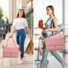 Duffle Bag for Travel, Weekender Bag with Shoe Compartment, Carry On Overnight Bag for Women with Toiletry Bag, 50L Gym Bag with Wet Pocket, Hospital Bags for Labor and Delivery - Image 2