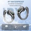 Wireless Earbuds, 2024 Bluetooth 5.3 Headphones Sport, Bluetooth Earbuds with ENC Noise Canceling Mic, 50H Stereo Wireless Headphones IP7 Waterproof with Earhooks, Dual LED Display for Running/Workout - Image 7