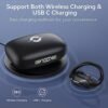 Bluetooth Headphones Wireless Earbuds Bass Stereo Sound with Wireless Charging Case 48H Playback Earphones LED Display With Built in Mic and Over Earhooks Waterproof Headset for Running Workout Sports - Image 3