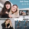 56MP 5K Digital Camera 10X Optical Zoom, Front and Rear Dual Cameras with 2.8" IPS Touch Screen, Video Vlogging Cameras for Photography with 64G Micro Card, Compact Point and Shoot Cameras for Gifts - Image 6