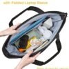 BAGSMART Tote Bag for Women, Large Womens Tote Bag with Zipper, Quilted Hobo Bag Top Handle Handbag for Travel Work - Image 3
