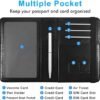 ACdream Passport and Vaccine Card Holder Combo, Cover Case with CDC Vaccination Card Slot, Leather Travel Documents Organizer Protector, with RFID Blocking, for Women and Men, - Image 6