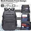 Travel Backpack for Men Women,45L Carry On Backpack Flight Approved,Large Laptop Backpack,Expandable Luggage Backpack Water Resistant Bookbag Daypack Fit 17 Inch - Image 4