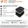 Travel Neck Wallet Neck Pouch with RFID Blocking - Family Passport Holder for Easy Traveling, Simple Design for Men & Women (Black) - Image 3