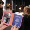 Passport Holder Cover Wallet Case for 2 Women Men Family, Passport Book Holders Covers Wallets Travel Must Haves Cruise Ship Essentials (pink & purple) - Image 3