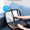 HOMIEE Travel Backpack Carry on Luggage 18x14x8 Inches Personal Item Bag for Airlines, 40L Expandable Laptop Backpack Large Suitcase for Business Weekender Overnight, Black - Image 6