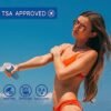 Silicone Travel Bottles for Toiletries TSA Approved Travel Size Containers Set 4 Pack Portable Leak Proof Refillable Cosmetic Squeeze Bottles Shampoo Hair Conditioner Body Lotion Bath Shower Gel - Image 7