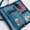 RFID Passport Holder Family wallet - Waterproof Family Passport Holder for 5 | Multiple Passport Holder for family of 6 | 9.5" x 5" | Family Passport Holder for 7, Blue - Image 7