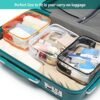 PACKISM TSA Approved Toiletry Bag - Clear Makeup Bag Waterproof Quart Size Bag, Travel Makeup Cosmetic Bag for Women, Carry on Airport Airline Compliant Bag, 3 Pack - Image 6