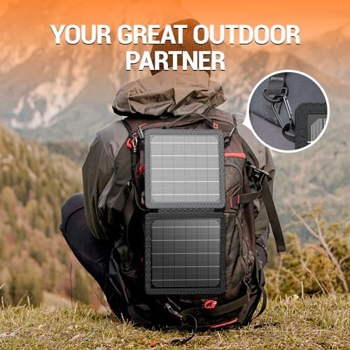 GOODaaa 10W Solar Panel Plus 36000mAh Solar Power Bank Wireless Charger - Image 8