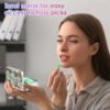 Dental Floss Portable Case, Easy to Store Floss Picks of Various Sizes, Portable Dental Floss Dispenser is Perfect for Travelling, Hotels, Dinners, Appointments.Alphabet 3 Piece - Image 4