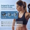 Wireless Earbuds, 2024 Bluetooth 5.3 Headphones Sport, Bluetooth Earbuds with ENC Noise Canceling Mic, 50H Stereo Wireless Headphones IP7 Waterproof with Earhooks, Dual LED Display for Running/Workout - Image 4