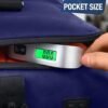 Digital Luggage Weight Scale for Packages - Hanging Scales for Weighing Packages Portable Luggage Scale Digital Travel Essentials 110lb/50kg - Small Suitcase Scale for Travel Accessories for Women - Image 9