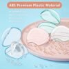 Smlpuame Pacifier Case,6 Pack BPA Free Pacifier Holder Case,Transparent Container Box for Baby Binky（Not Included),Essential Pacifier Accessories,Alway Keep Paci Clean,Easy to Clean(Transparent) - Image 4