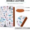 Leather Passport Holder Cover Passport Cover Passport Case Waterproof Wallet Travel Essentials For Women Men Family - Image 5