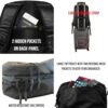 COR Surf Carry On Travel Backpack | NOW with Premium YKK Zippers | Flight Approved Carry On Laptop Backpack with Secret Passport Pockets | The Island Hopper (28L, Army Green) - Image 6