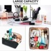 Portable Makeup Bag Opens Flat for Easy Access,Waterproof Cosmetic Bag Toiletry Bag,Travel Accessories Overnight Bag for Toiletries and Daily Use,Gifts for Women - Image 2