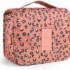Pengxiaomei Toiletry Bag, Waterproof Hanging Cosmetic Bag Portable Travel Makeup Pouch Multi-function Handle Travel Bathroom Bag Stocking Stuffers for Women and Girls Christmas Gifts