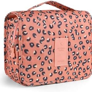 Pengxiaomei Toiletry Bag, Waterproof Hanging Cosmetic Bag Portable Travel Makeup Pouch Multi-function Handle Travel Bathroom Bag Stocking Stuffers for Women and Girls Christmas Gifts