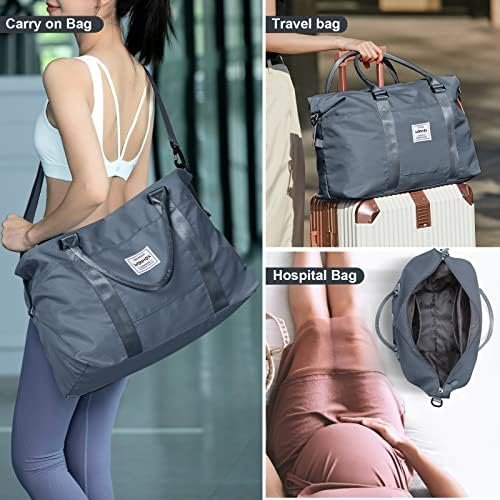 VECAVE Weekender Bags for Women,Carry on Bag,Overnight Bag with Trolley Sleeve,Sports Tote Gym Bag,Travel bag for Women… - Image 6