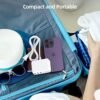 100W GaN 6 Port USB C Charging Station Hub Block Wall Charger Power Strip Adapter Plug Cube for iPad iPhone 15 14 13 12 11 Pro Max Pixel Note Galaxy - Image 8