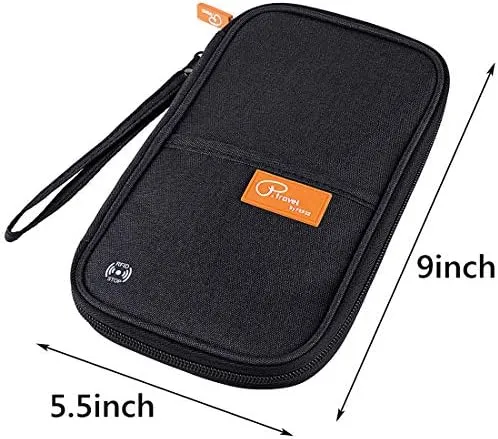 VanFn RFID Travel Passport Wallet, Family Passport Holder, Trip Document Organizer P.Travel Series - Image 5