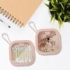 2 Pack Hair Tie Organizer Boxes，Portable Travel Hair Accessory Storage Organizer for Girls Womens Hair Tie , Cotton Swab ,Small Items Accessories Holder Containers - Image 6