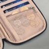 FINDCOZY Travel Portable Passport Holder Family, Women Document Organizer Wallet with Multiple Pockets for Credit Cards, Boarding Pass and Coins, Black - Image 3
