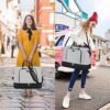 Travel Weekender Bag for Women, Overnight Bag with Shoe Compartment Oversized Travel Duffel Bag Carry On Tote 21" - Image 2
