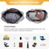 Sucipi Weekender Bags for Women Canvas Travel Duffle Bag with Shoe Compartment Overnight Bag Carry on Gym Duffel with Toiletry Bag for Traveling Weekend Hospital Bags for Labor and Delivery - Image 5