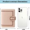 Passport Holder Wallet for Men and Women, Leather Passport Holder Card Slots, Mulit-Purpose RFID Blocking Passport Holder, Travel Wallet Passport Cover Case（Pink） - Image 3