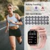 Smart Watch(Answer/Make Call), 1.85" Smartwatch for Men Women IP68 Waterproof, 100+ Sport Modes Fitness Activity Tracker, Heart Rate Sleep Monitor, Pedometer, Smart Watches for Android iOS, 2023 - Image 5
