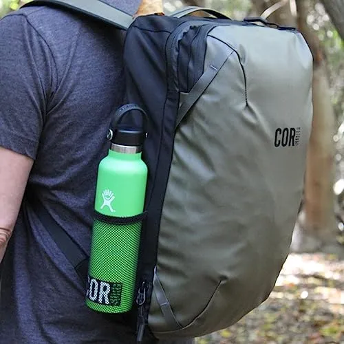 COR Surf Carry On Travel Backpack | NOW with Premium YKK Zippers | Flight Approved Carry On Laptop Backpack with Secret Passport Pockets | The Island Hopper (28L, Army Green) - Image 7