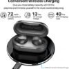 TOZO NC9 Hybrid Active Noise Cancelling Wireless Earbuds, in Ear Headphones IPX6 Waterproof Bluetooth 5.3 Stereo Earphones, Immersive Sound Premium Deep Bass Headset Matte Black - Image 5