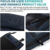 RFID Blocking Passport Holder Wallet with Neck Stash Pouch for Traveling Security Credit ID Card - Image 6