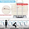 Gym Bag for Women Weekender Bag - Travel Duffle Bag with Waterproof Shoe Compartment 3pcs Set Carry On Overnight Bags for Business Trip Travel Gym Yoga Sports - Image 4