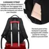 Sowaovut Travel Laptop Backpack Anti-Theft Bag with usb Charging Port and Password Lock Fit 16 Inch Laptops for Men Women - Image 4