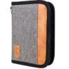 Passport Holder for Famliy Travel Wallet Passport Wallet Document Organizer RFID Blocking with Zipper Clutch Bag Flight Ticket Credit Cards Men Women(Grey) - Image 7