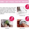 3-in-1 Portable Dog Water Bottle Dispenser,Crate with Food Container, Replaceable Waste Bags,Dog Stuff Accessories Items, Puppy Essentials Necessities,for Walking&Hiking (20oz-White) - Image 4